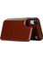 Crazy Horse Deri Kaplamalı Tpu Kart Yuvası ve Kickstand ile Apple iPhone Xr-Brown (Yurt Dışından) 4