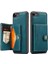 Apple iPhone 7/8 Söndürülebilir 2'si Deri Kaplamalı Tpu Telefon Kılıfı Cüzdan Kickstand-Green (Yurt Dışından) 1