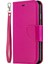 Litchi Doku Deri Cüzdan Stand Kılıfı Apple iPhone 6/6s-Rose Için (Yurt Dışından) 2