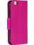 Litchi Doku Deri Cüzdan Stand Kılıfı Apple iPhone 6/6s-Rose Için (Yurt Dışından) 3