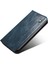 Manyetik Mumsu Çılgın At Doku Cüzdan Deri Telefon Stand Kapak Kılıfı Apple iPhone X/xs-Blue Için (Yurt Dışından) 4