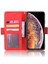 Deri Cüzdan Stand Telefon Kapağı Kılıfı Apple iPhone X/xs-Red Için Birden Fazla Kart Yuvası (Yurt Dışından) 4