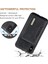 Apple iPhone Xs Için Max Telefon Kılıfı Manyetik Şok Geçirmez Cüzdan Tasarım Kickstand-Black ile Deri Kaplamalı Hibrit Kılıf (Yurt Dışından) 3