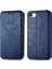 Moda Otomatik Emici Eşkenar Doku Pu Deri Cüzdan Stant Örtüsü Apple iPhone Se-Mavi (Yurt Dışından) 3