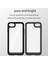 Apple iPhone 7/8 Bağımlı Düğmeler Için Şok Emme Telefon Kabuğu Tpu+Akrilik Hibrid Case-Black (Yurt Dışından) 4