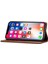 Apple iPhone Xr Için Kırılmaya Dayanıklı Dokulu Yüzey Folio Flip Manyetik Otomatik Kapanış Cüzdan Deri Kılıf Kapağı Stand Brown (Yurt Dışından) 4