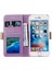 Forestl Digital Apple iPhone 6 Plus/6s Plus-Purple Için Dantel Çiçek Fermuarlı Cep Deri Cüzdan Telefon Kapağı (Yurt Dışından) 3