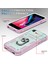Apple iPhone Se Se Ring Kickstand Hard Pc Back+Yumuşak Tpu Edge Kamera Kapağı ile Koruyucu Şok Geçirmez Kılıf (Yurt Dışından) 4