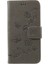 Kelebek Çiçek Manyetik Cüzdan Pu Deri Stand Kabuğu Apple iPhone Se-Grey (Yurt Dışından) 1