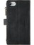 Birden Çok Kart Yuvası Pu Deri Standı Cüzdan Kasa Koruyucusu Apple iPhone Se-Black (Yurt Dışından) 3