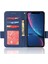 Apple iPhone Xr Için Düz Renkli Litchi Doku Pu Deri Cep Telefonu Stand Koruyucu Kabuk Cüzdan-Dark Mavi (Yurt Dışından) 4