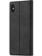 Deri Cüzdan Stand Güçlü Manyetik Telefon Koruyucu Kabuk Apple iPhone Xs Max-Black (Yurt Dışından) 2