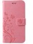 Kelebek Çiçek Standı Cüzdan Deri Kapak Kabuğu Apple iPhone Xr-Pink Için (Yurt Dışından) 1