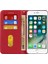 Apple Apple Iphonese Ipek Dokusu Için Deri Cüzdan Standı Telefon Kasası Kapak Kırmızısı (Yurt Dışından) 3
