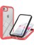 Apple iPhone Se/se Için Tam Kapsama Pc+Tpu Hibrit Telefon Kılıfı Pet Ekranı Koruyucu-Kırmızı/siyah (Yurt Dışından) 1