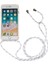 Apple iPhone 7 Plus/8 Için Geri Kılıf Plus Clear Bump Proof Tpu+Akrilik Telefon Kapağı Lanyard-White (Yurt Dışından) 2
