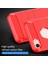 1.8mm Karbon Fiber Doku Tpu Kasa Fırçalanmış Yüzey Telefon Koruyucu Kapak Apple iPhone 8/7-Kırmızı Için (Yurt Dışından) 2