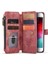 Birden Fazla Kart Yuvası Pu Deri Stand Cüzdan Kılıf Koruyucusu Apple iPhone Se-Red Için (Yurt Dışından) 1
