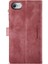 Birden Fazla Kart Yuvası Pu Deri Stand Cüzdan Kılıf Koruyucusu Apple iPhone Se-Red Için (Yurt Dışından) 3