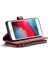 Birden Fazla Kart Yuvası Pu Deri Stand Cüzdan Kılıf Koruyucusu Apple iPhone Se-Red Için (Yurt Dışından) 4