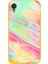 Apple iPhone Xr Için Kılıf [renkli Ayna Etkisi Geri Back 2.5d Temperli Cam+Manyetik Sert Pc] -Yellow (Yurt Dışından) 1