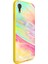 Apple iPhone Xr Için Kılıf [renkli Ayna Etkisi Geri Back 2.5d Temperli Cam+Manyetik Sert Pc] -Yellow (Yurt Dışından) 2