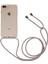 Apple iPhone 7 Plus/8 Plus Için Geri Kılıf, Açık Bump Döyesi Tpu+Acrililik Telefon Kapağı Lanyard-Rose Gold (Yurt Dışından) 1