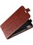 Crazy Horse Derisi Pu Deri Dikey Flip Case Apple iPhone X/xs-Brown Için (Yurt Dışından) 3