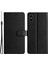 Pu Deri Kılıf Apple iPhone X/xs Ipek Doku Telefon Kapağı Cüzdan Standıyla Bilek Kayış Black (Yurt Dışından) 1