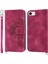 Apple iPhone Se Için Baskılı Çiçekler Desen Deri Touch Deri Kabuk Kılıfı Stand Cüzdan Kapağı Bilek Kayışı ve Omuz Kayışı (Yurt Dışından) 1