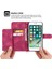 Apple iPhone Se Için Baskılı Çiçekler Desen Deri Touch Deri Kabuk Kılıfı Stand Cüzdan Kapağı Bilek Kayışı ve Omuz Kayışı (Yurt Dışından) 4