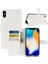 Litchi Doku Cüzdan Stand Deri Koruyucu Telefon Kapağı Apple iPhone Xs Max-Whıte Için (Yurt Dışından) 1