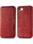 Moda Otomatik Emici Eşkenar Doku Pu Deri Cüzdan Apple iPhone 7/8/se-Kırmızı Için Stant Örtüsü (Yurt Dışından) 3