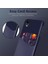 Ksq Pc+Pu+Cloth Hibrid Telefon Apple iPhone Xr-Blue Için Kart Yuvası ile Arka Kapak Kabuğu (Yurt Dışından) 4