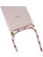 Apple iPhone Se Tpu+Akrilik+Textil Strap Fall Anti-Fall Shell-Pink/stripe (Yurt Dışından) 2