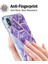 Imd Ekleme Mermer Desen Elektraplatma Apple iPhone X/xs-Dark Mor Için 2.0mm Tpu Koruyucu Kapak (Yurt Dışından) 3