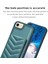 Apple iPhone 6/6s Kart Tutucu Için Kickstand Vaka Dalga Dikiş Dokusu Tpu+Pu Deri Telefon Kapak Yeşili (Yurt Dışından) 3