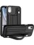 Apple iPhone Xr Kart Yuvaları Için Dalgalı Anti Kılıf, Yb Deri Kaplama Serisi-5 Tpu Telefon Kapağı Kickstandblack (Yurt Dışından) 1