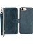 Apple iPhone Se Stand Cüzdan Folio Flip Cep Telefon Kılıfı Zipper Cep Pu Deri Deri Manyetik Telefon Kabuğu Uzun Kısa Kayışlar (Yurt Dışından) 1