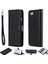 Manyetik Kt Deri Serisi-3 Soyunabilen 2'si 1 Arada Cüzdan Deri Stand Kılıfı Apple iPhone Se-Black (Yurt Dışından) 1