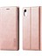 Tpu+Pu Deri Güçlü Manyetik Telefon Koruyucu Kabuk Apple iPhone Xr-Rose Altın (Yurt Dışından) 3