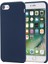 Kenar Sarılmış Sıvı Silikon Telefon Koruma Kasası Cep Telefonu Kabuğu Apple iPhone 7/8/se-Mavi Için (Yurt Dışından) 1