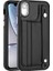 Apple iPhone Xr Kart Yuvaları Için Dalgalı Anti Kılıf, Yb Deri Kaplama Serisi-5 Tpu Telefon Kapağı Kickstandblack (Yurt Dışından) 2