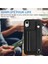 Apple iPhone Xr Kart Yuvaları Için Dalgalı Anti Kılıf, Yb Deri Kaplama Serisi-5 Tpu Telefon Kapağı Kickstandblack (Yurt Dışından) 3