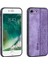 Apple iPhone 7/8 Basılı Desen Telefon Kılıfı Damla Damalı Pu Deri Kaplamalı Tpu Kapak Morası (Yurt Dışından) 1
