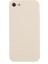 Apple iPhone 7/8/se-Beige Için Saf Renkli Mat Yumuşak Silikon Telefon Kasası (Yurt Dışından) 1