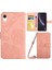 Apple iPhone Xr Stand Telefon Kılıfı Pu Deri Baskı Kelebekleri Çiçek Desen Cüzdan Kabuğu Omuz Kayış Pembe (Yurt Dışından) 1