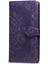 Apple iPhone Xr-Purple Için Baskılı Yarım Mandala Çiçek Deri Cüzdan Stand Koruyucu Kabuk (Yurt Dışından) 2