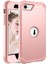 Apple iPhone Se Için 3-1 Arada Cep Telefonu Kasası Düşme Geçirmez Silikon+Pc Kalınlaştırılmış Köşe Hibrit Kapak Gül Altın (Yurt Dışından) 1