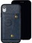 Apple iPhone Xr Kickstand Card Tutucu Pu Deri Kaplamalı Tpu Kılıfı [dahili Araç Manyetik Sayfası] Mavi (Yurt Dışından) 2